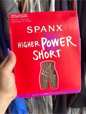 Spanx Higher Power High-Waisted Shaper Short - chestnut brown XL